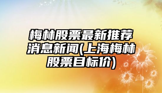 梅林股票最新推薦消息新聞(上海梅林股票目標價(jià))