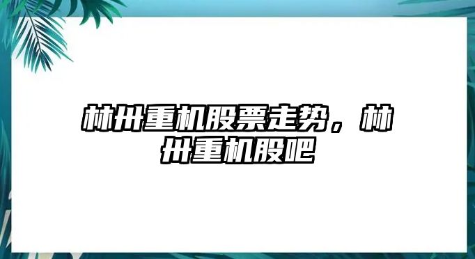 林卅重機股票走勢，林卅重機股吧