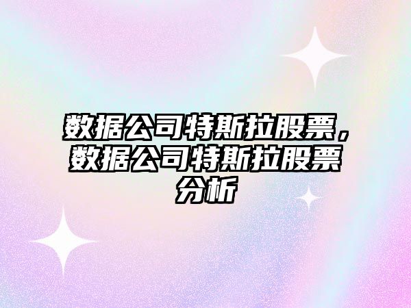 數據公司特斯拉股票，數據公司特斯拉股票分析