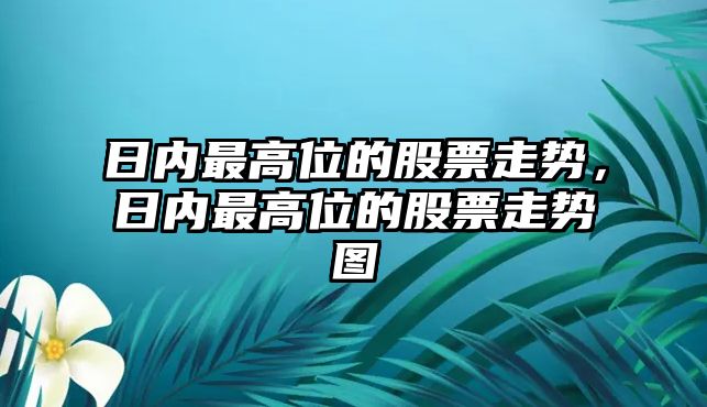 日內最高位的股票走勢，日內最高位的股票走勢圖