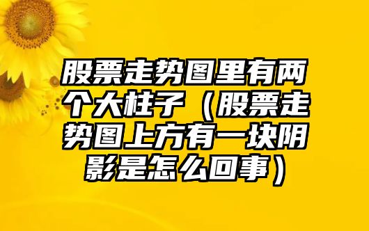 股票走勢圖里有兩個(gè)大柱子（股票走勢圖上方有一塊陰影是怎么回事）