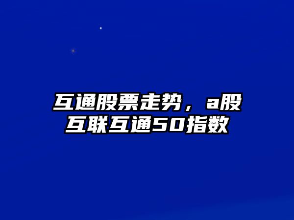 互通股票走勢，a股互聯(lián)互通50指數