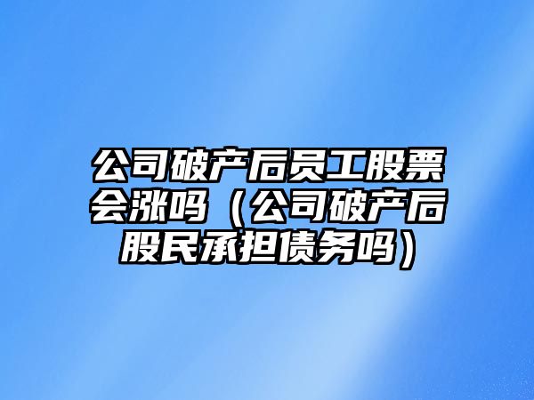 公司破產(chǎn)后員工股票會(huì )漲嗎（公司破產(chǎn)后股民承擔債務(wù)嗎）