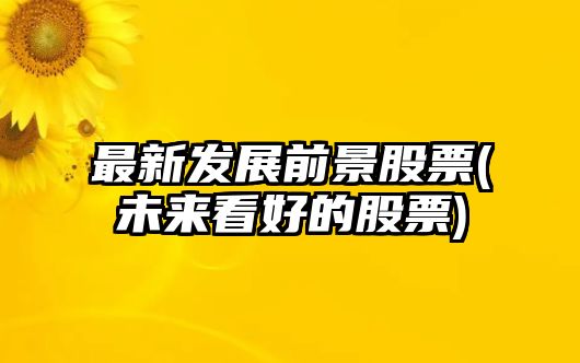 最新發(fā)展前景股票(未來(lái)看好的股票)