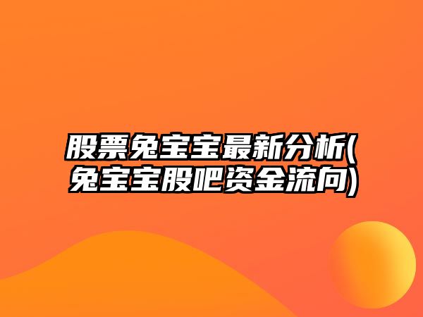 股票兔寶寶最新分析(兔寶寶股吧資金流向)