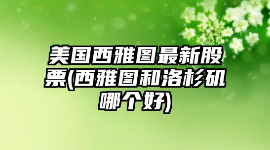 美國西雅圖最新股票(西雅圖和洛杉磯哪個(gè)好)