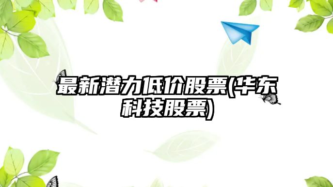 最新潛力低價(jià)股票(華東科技股票)