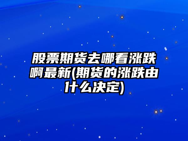 股票期貨去哪看漲跌啊最新(期貨的漲跌由什么決定)