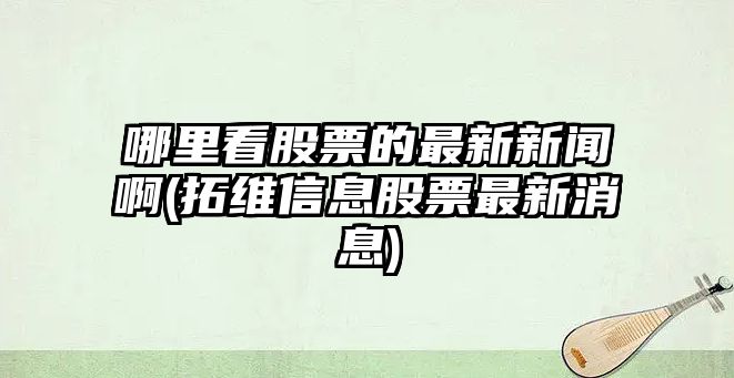 哪里看股票的最新新聞啊(拓維信息股票最新消息)