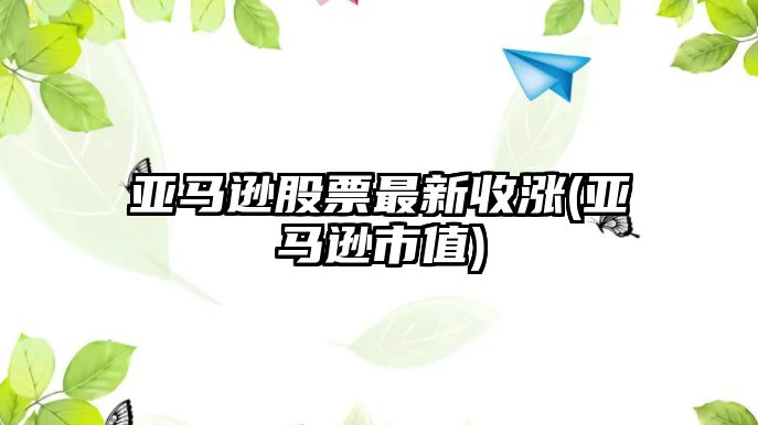 亞馬遜股票最新收漲(亞馬遜市值)