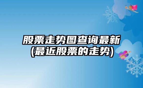 股票走勢圖查詢(xún)最新(最近股票的走勢)