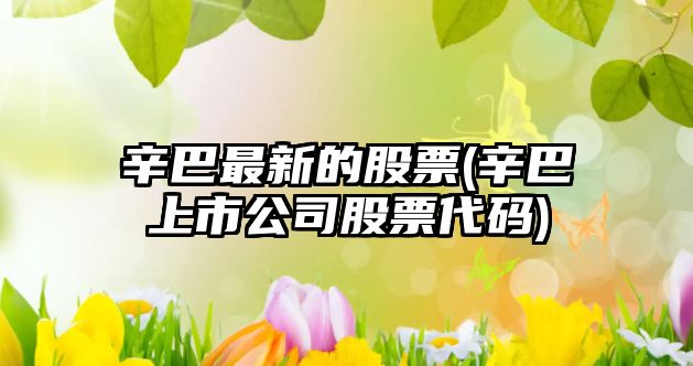 辛巴最新的股票(辛巴上市公司股票代碼)