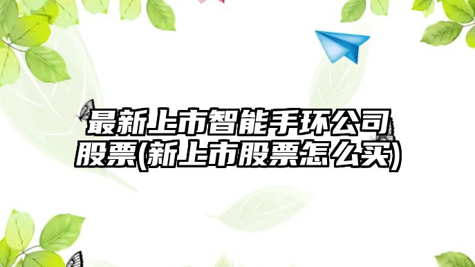 最新上市智能手環(huán)公司股票(新上市股票怎么買(mǎi))