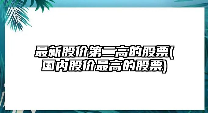 最新股價(jià)第二高的股票(國內股價(jià)最高的股票)