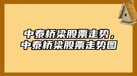 中泰橋梁股票走勢，中泰橋梁股票走勢圖