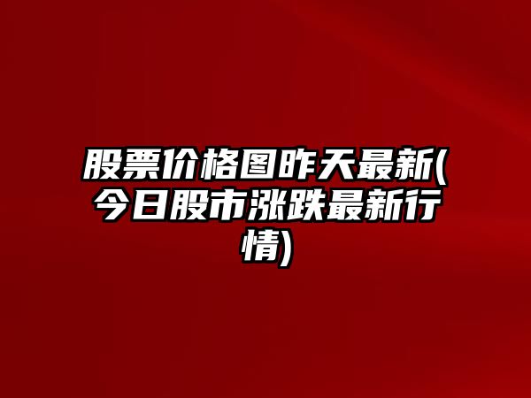 股票價(jià)格圖昨天最新(今日股市漲跌最新行情)