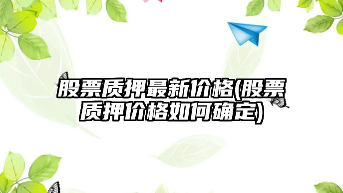 股票質(zhì)押最新價(jià)格(股票質(zhì)押價(jià)格如何確定)