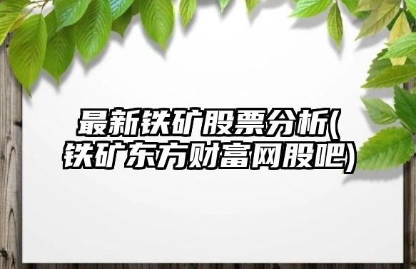 最新鐵礦股票分析(鐵礦東方財富網(wǎng)股吧)