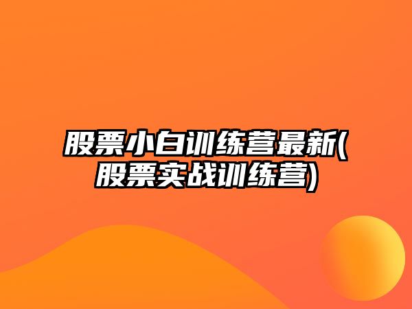 股票小白訓練營(yíng)最新(股票實(shí)戰訓練營(yíng))