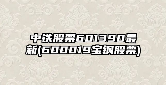 中鐵股票601390最新(600019寶鋼股票)