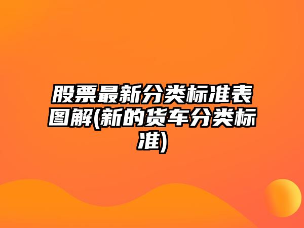 股票最新分類(lèi)標準表圖解(新的貨車(chē)分類(lèi)標準)