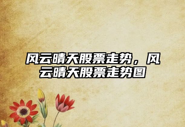 風(fēng)云晴天股票走勢，風(fēng)云晴天股票走勢圖