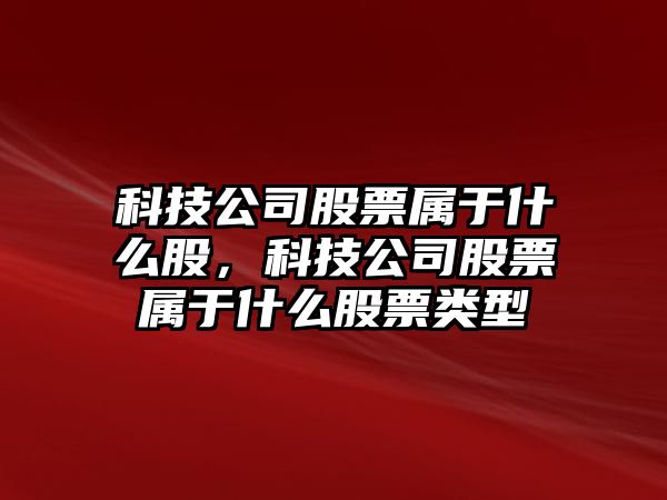 科技公司股票屬于什么股，科技公司股票屬于什么股票類(lèi)型