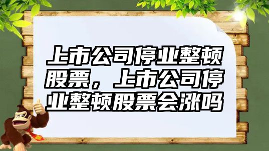 上市公司停業(yè)整頓股票，上市公司停業(yè)整頓股票會(huì )漲嗎