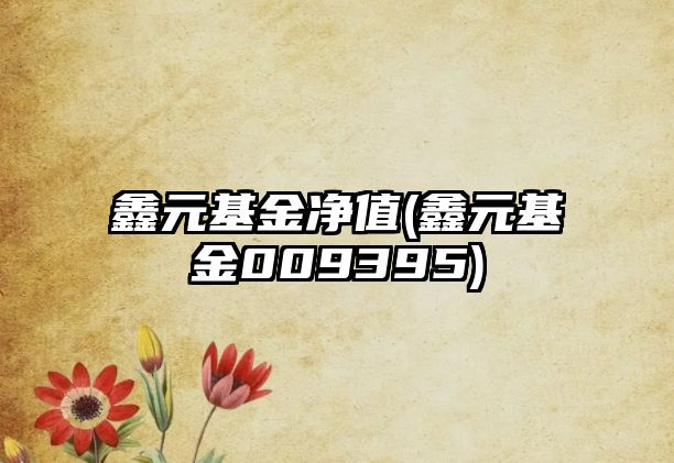 鑫元基金凈值(鑫元基金009395)