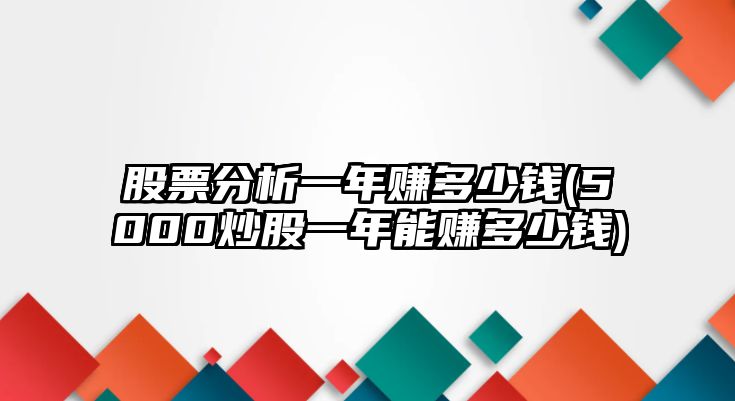 股票分析一年賺多少錢(qián)(5000炒股一年能賺多少錢(qián))