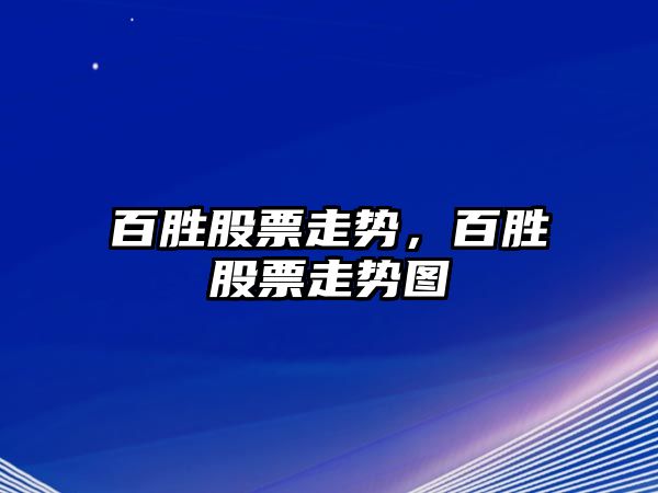 百勝股票走勢，百勝股票走勢圖