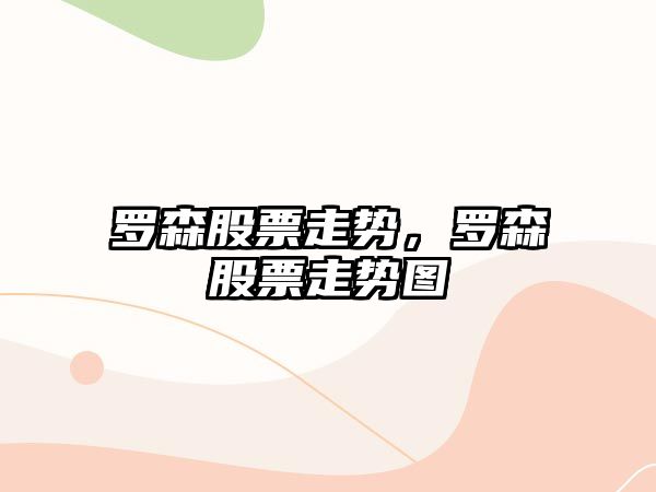 羅森股票走勢，羅森股票走勢圖