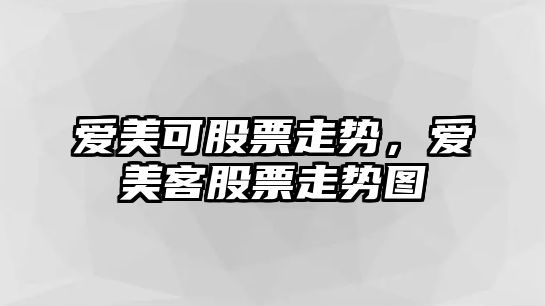 愛(ài)美可股票走勢，愛(ài)美客股票走勢圖