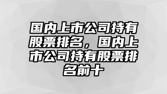 國內上市公司持有股票排名，國內上市公司持有股票排名前十